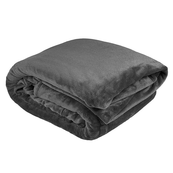 Kb Ultraplush Blanket Charcoal