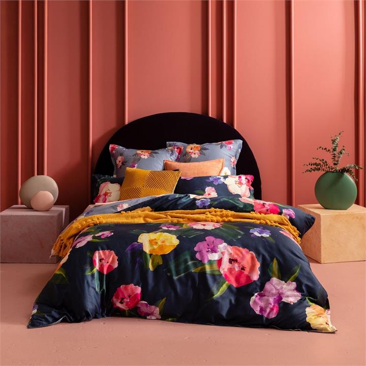 Kelisa Quilt Cover Set - Multi Double