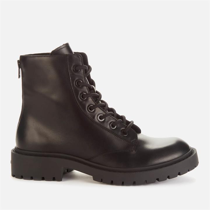 KENZO Men's Pike Leather Lace Up Boots - Black - UK 7.5