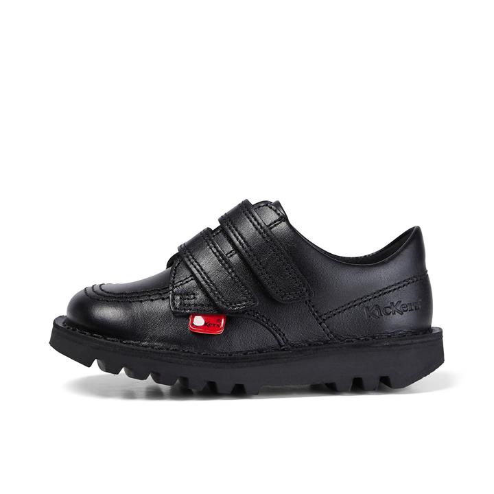 KICKERS KICK LO TWIN VEL LTHR JU BLACK/BCLK/BLCK - 9