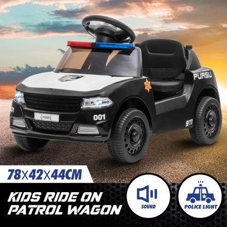 Kids Electric Ride On Car Children Toddler Patrol Wagon Toy Car