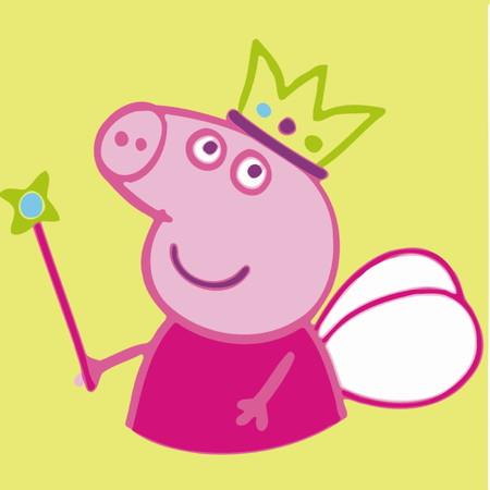 Kids Paint by Numbers, Canvas Oil Painting Kit  20 x 20cm with frame for beginner #6 Peppa Pig