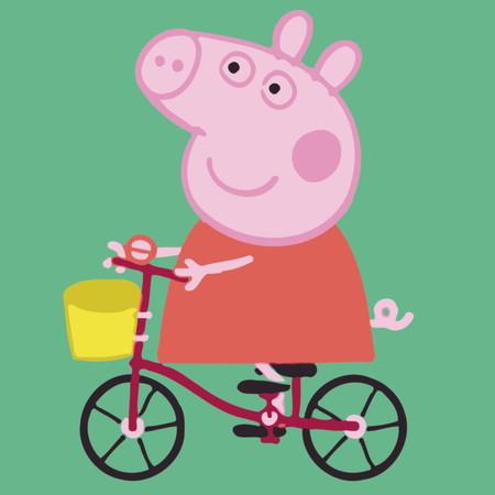 Kids Paint by Numbers, Canvas Oil Painting Kit  20 x 20cm with frame for beginner #8 Peppa Pig