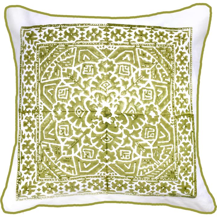 Kilim Block Print Green