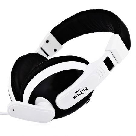 Kubite T155 3.5MM Deep Bass Audio PC Gaming Headset Over-ear Headphones with Mic