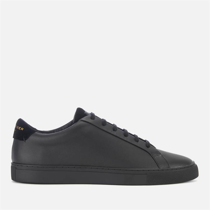 Kurt Geiger London Men's Donnie Leather Cupsole Trainers - Black - UK 9