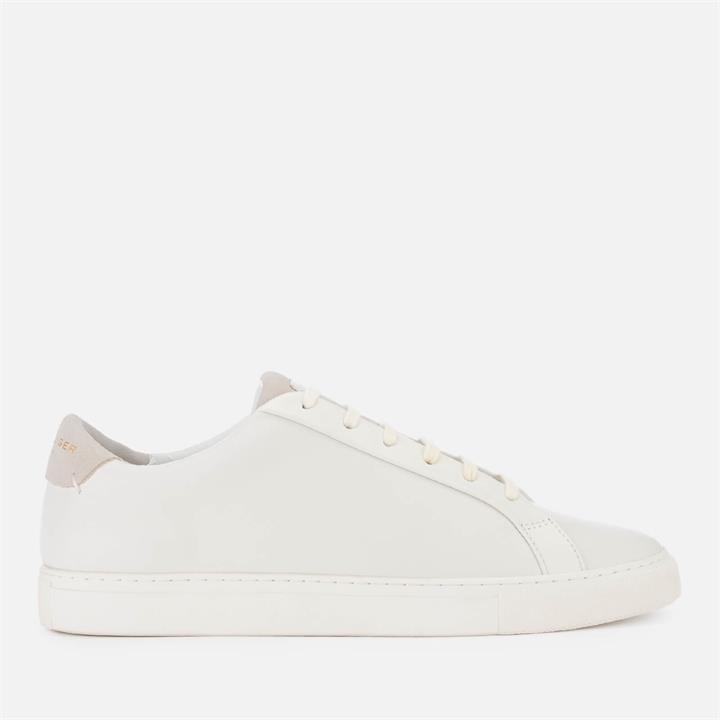 Kurt Geiger London Men's Donnie Leather Cupsole Trainers - White - UK 7