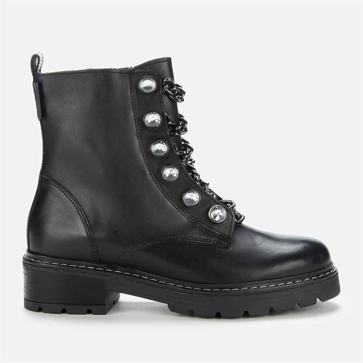 Kurt Geiger London Women's Bax 2 Leather Boots - Black - UK 4