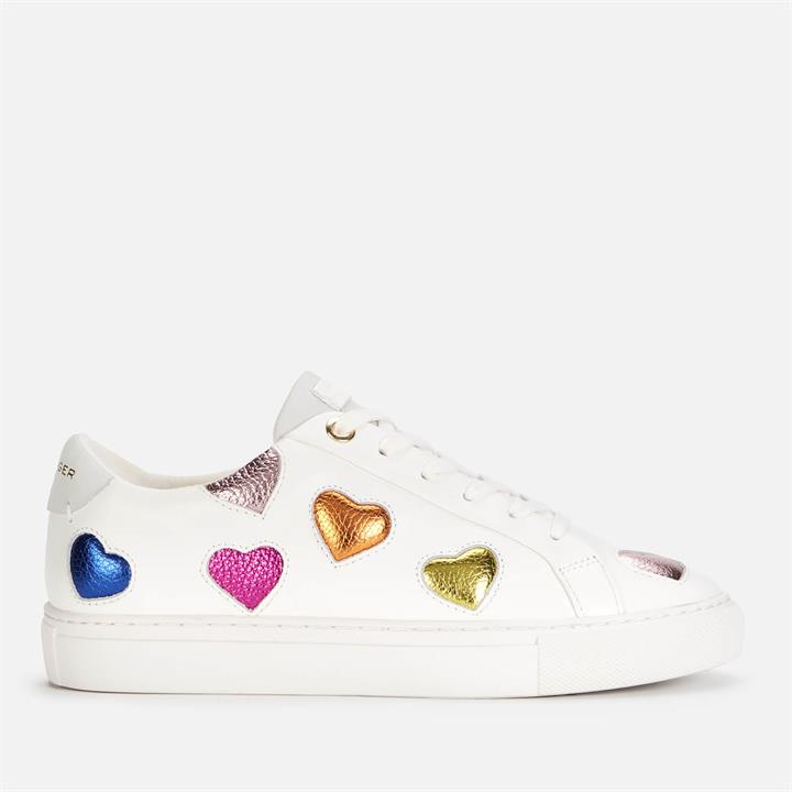 Kurt Geiger London Women's Laney Love Leather Cupsole Trainers - Mult/Other - UK 3