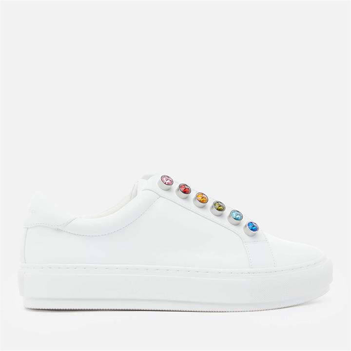 Kurt Geiger London Women's Liviaha Chunky Rainbow Flatform Trainers - White/Comb - UK 4