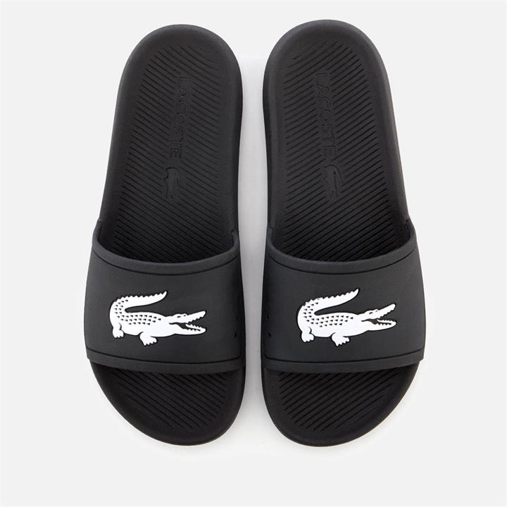 Lacoste Men's Croco Slide 119 1 Sandals - Black/White - UK 7