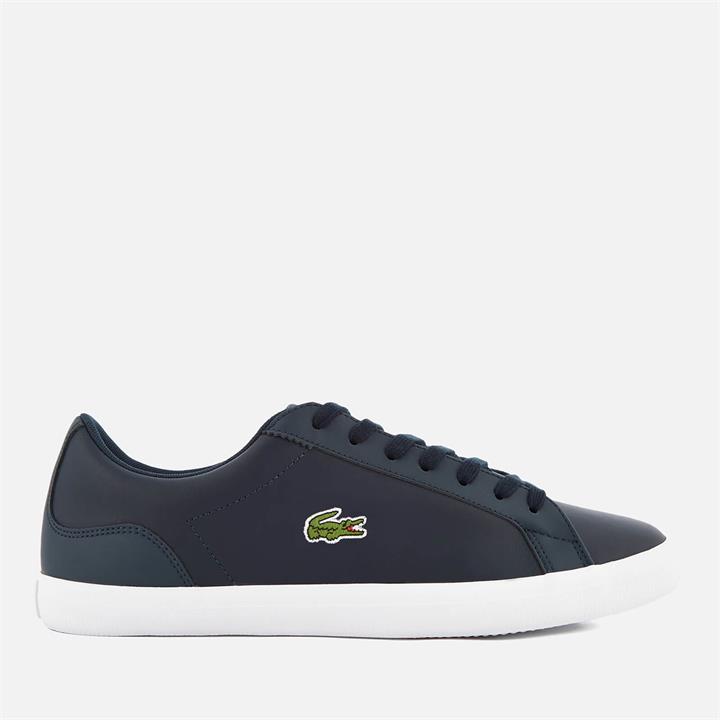 Lacoste Men's Lerond Bl 1 Leather Trainers - Navy - UK 7