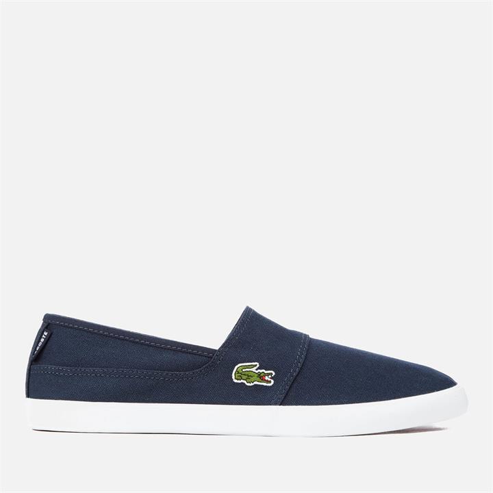 Lacoste Men's Marice Bl 2 Canvas Slip-On Pumps - Dark Blue/Dark Blue - UK 8