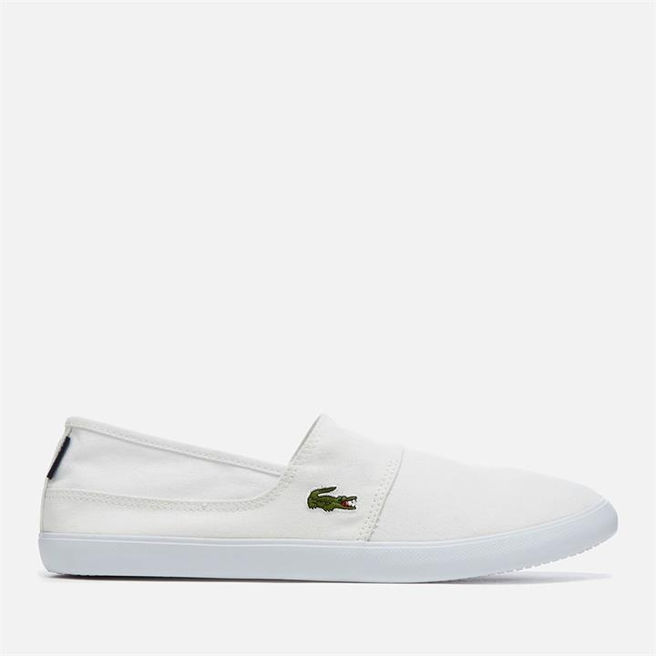 Lacoste Men's Marice Bl 2 Canvas Slip-On Pumps - White - UK 9