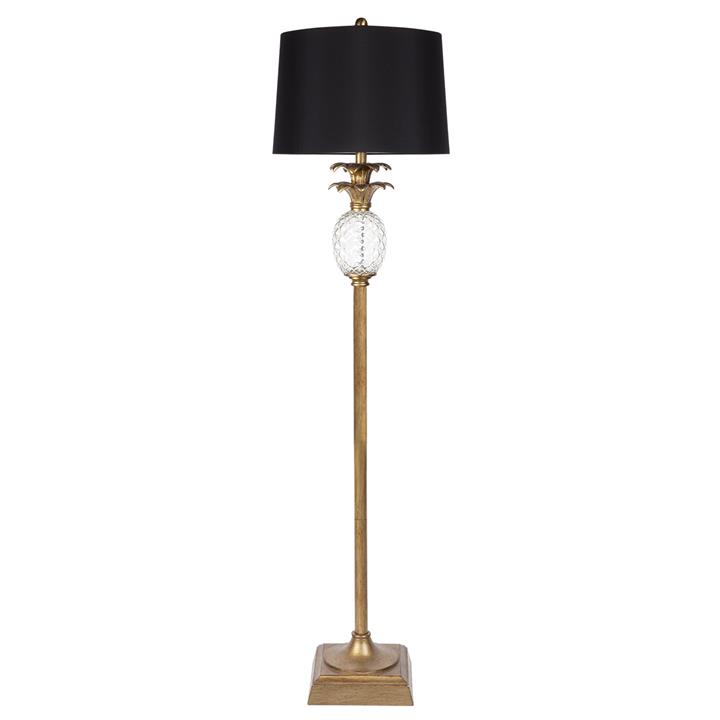 Langley Floor Lamp - Antique Gold