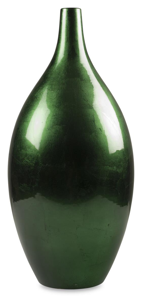 Large Bottle Vase - Green