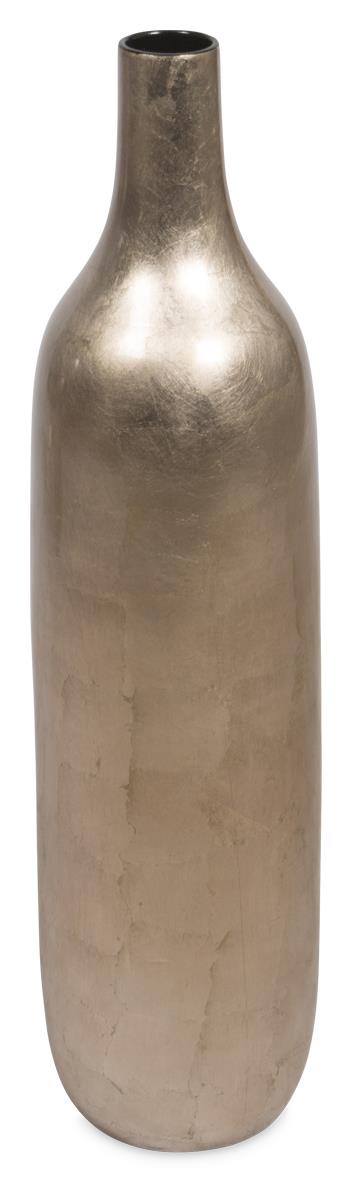 Large Metallic Long Neck Bottle Vase