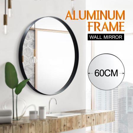 Large Round Mirror Decorative Wall Mirror 60cm
