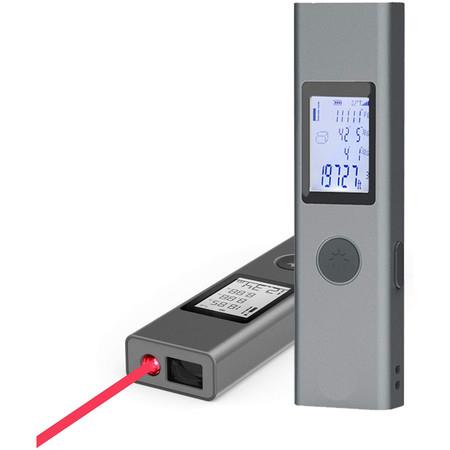 Laser distance meter, LS1  Laser measure 131 Feet backlit Display Compact handheld Measure Distance Area Volume Pythagorean