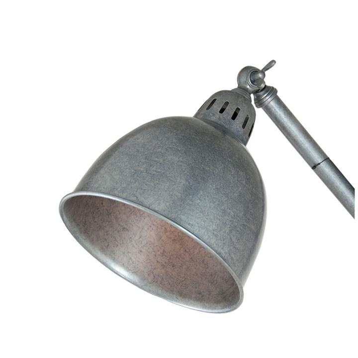 Lazy Pewter Standing Wall Lamp H200Cm
