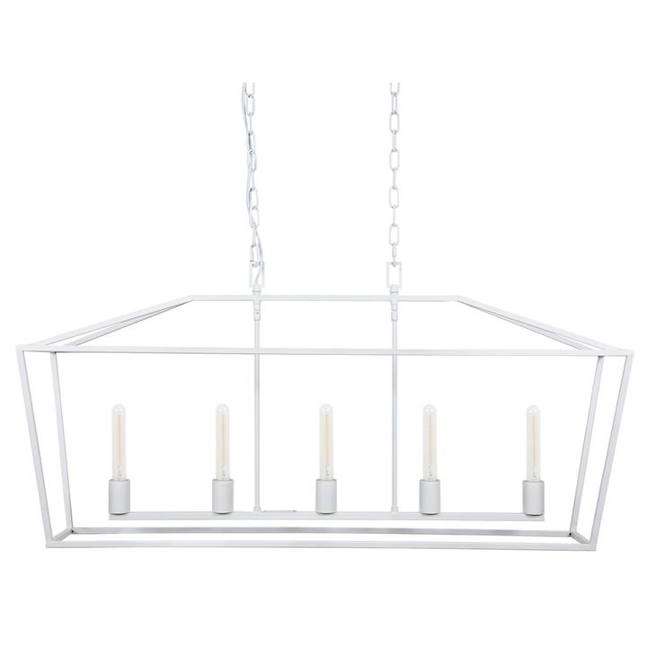 Le Mans Pendant - Large White