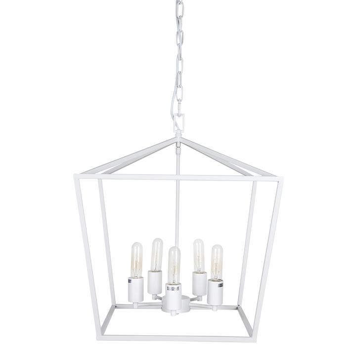 Le Mans Pendant - Medium White