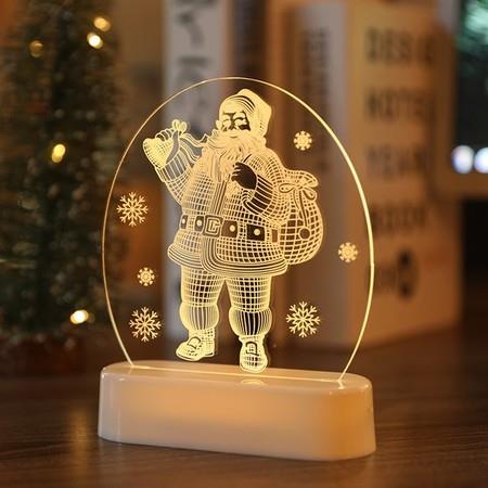 LED Christmas Decoration Light Home Lamp Christmas Gifts Santa Claus Ornaments