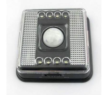 LED Infrared Sensor Motion Activated White Light - Black