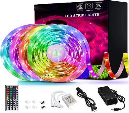 Led Strip Lights 15M 5050 RGB 270 LEDs Color Changing Lights  with APP Control Sync with Music