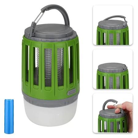 LED Tent Lamp 2-in-1 Bug Zapper Lamp USB Rechargeable Camping Lantern Portable Waterproof Electric Mosquito Killer LED Lantern