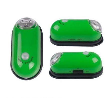 LED White Light Sensor PIR Motion Light / Bedside Light / Corridor Mounted Light - Green