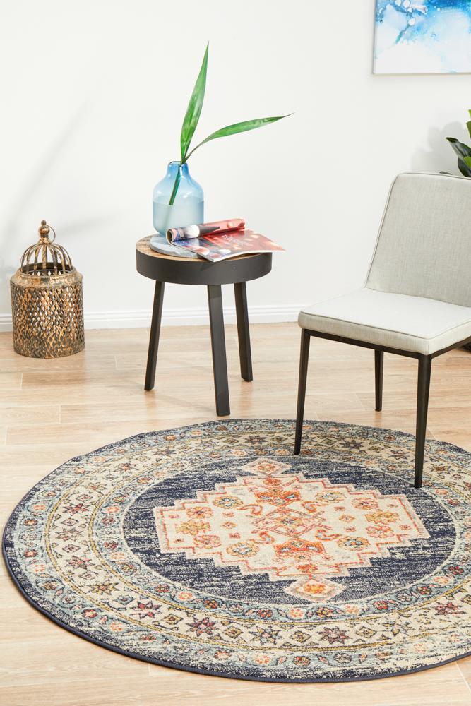 Legacy 855 Ecru Round Rug 200X200CM