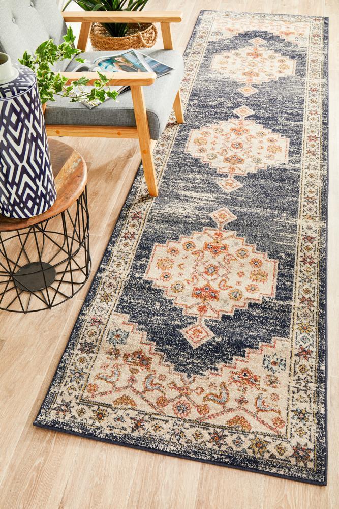 Legacy 855 Ecru Runner Rug 400X80CM
