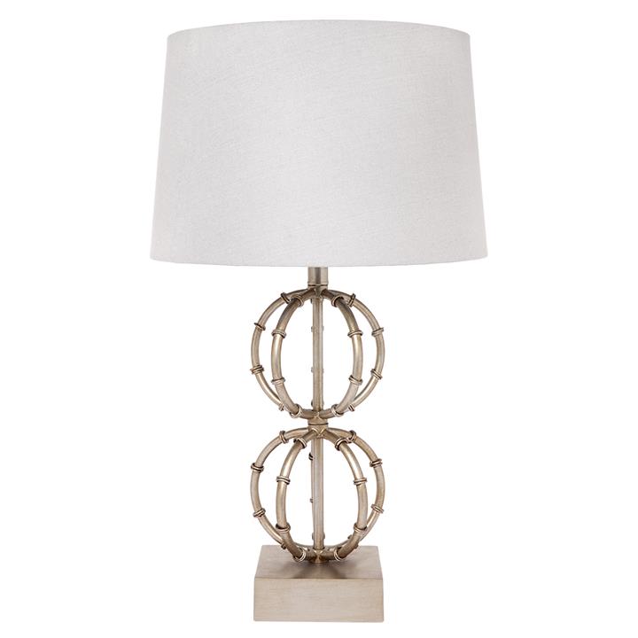 Lela Table Lamp - Antique Silver