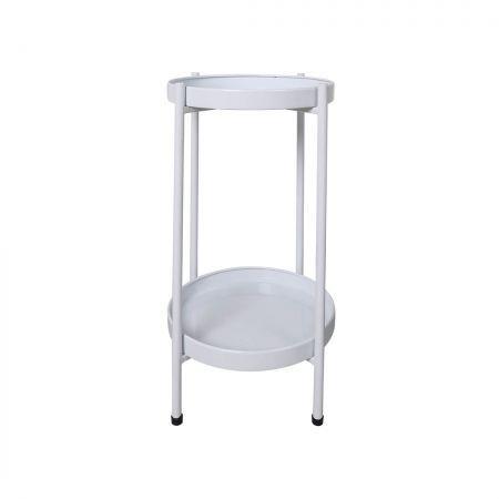 Levede 2 Tiers Plant Stand Metal Flower Pot Rack Garden Shelf Outdoor Indoor