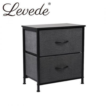 Levede Storage Cabinet Tower Bedside Table Chest of Drawers Dresser Tallboy