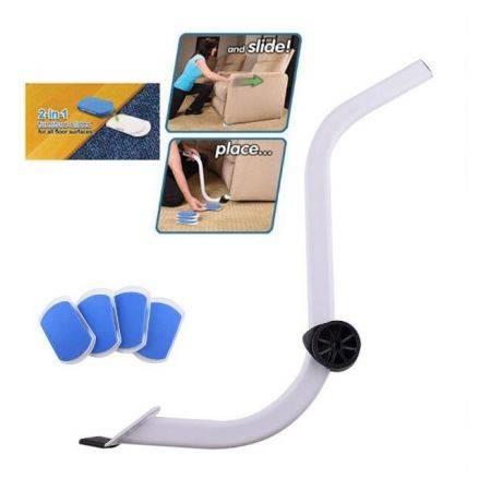 Lift System One Lifter and 4 Sliding Pads To Move Furniture Appliance