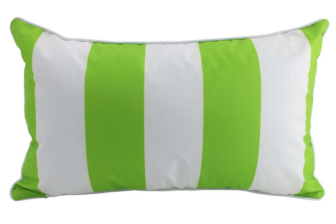 Lime Stripe Cushion 30x50cm