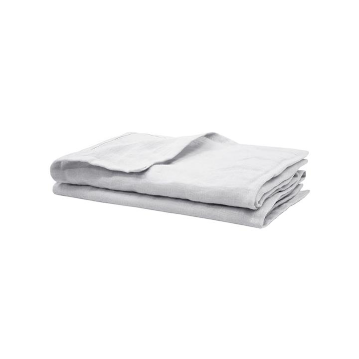 Linen 2pc Napkin Set 45x45cm Silver