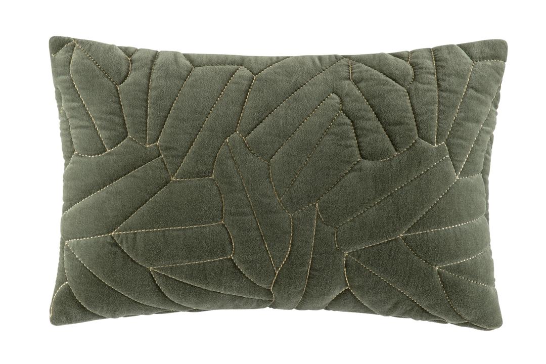 Linen Cushion  50x50  -  Olive  Square