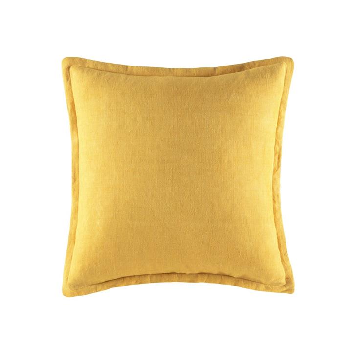 Linen Cushion  50x50  -  Wattle  Square