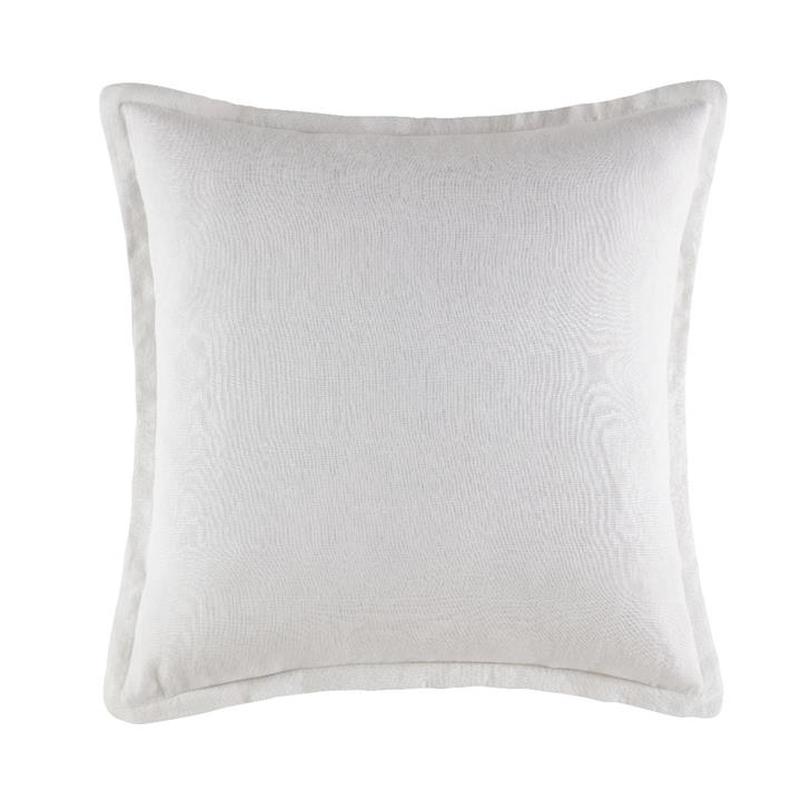 Linen Cushion  50x50  -  White  Square