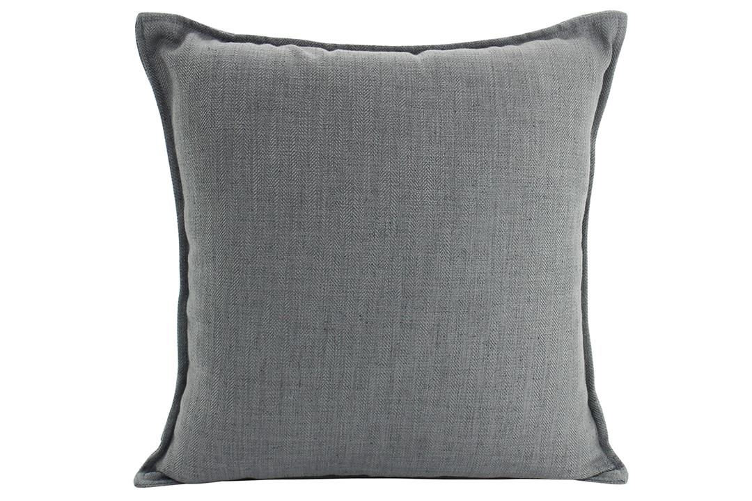 Linen Dark Grey Cushion 45x45