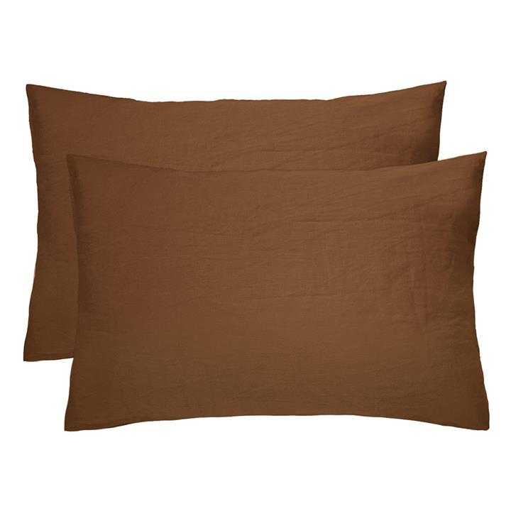 Linen Pillowcase Pair Hazel