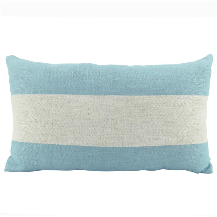 Linen Stripe Sky 30x50cm