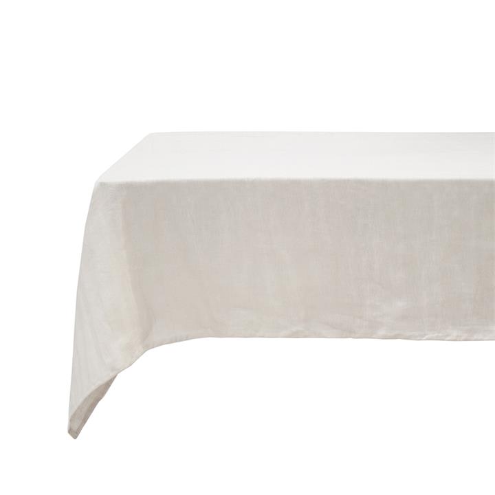 Linen Tablecloth 150x275cm Pebble