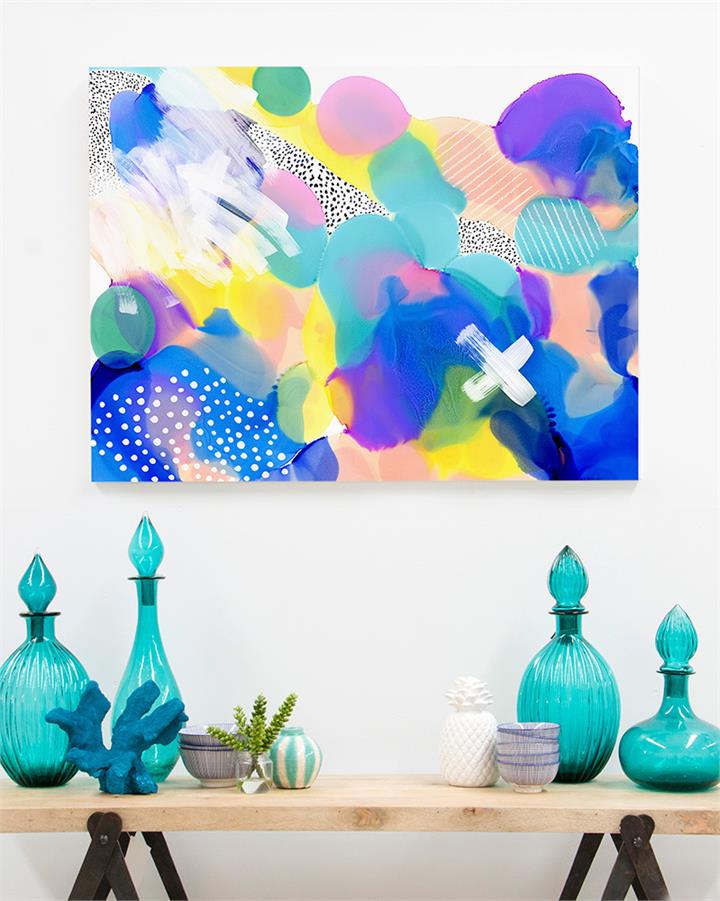 Little Hartley - Black Box Frame Canvas - 120x90 - Landscape