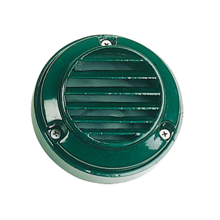 Louvred Garden Step Light 12V Green ++