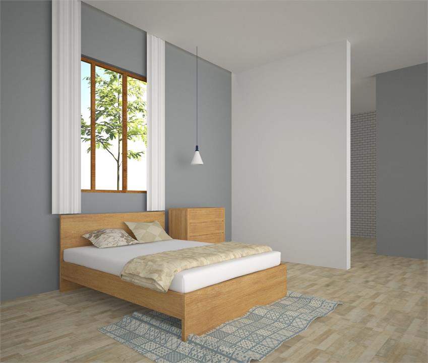 Lucia custom timber bed frame