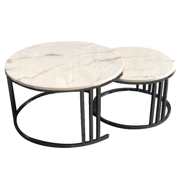 Lustre Coffee Table Set Black